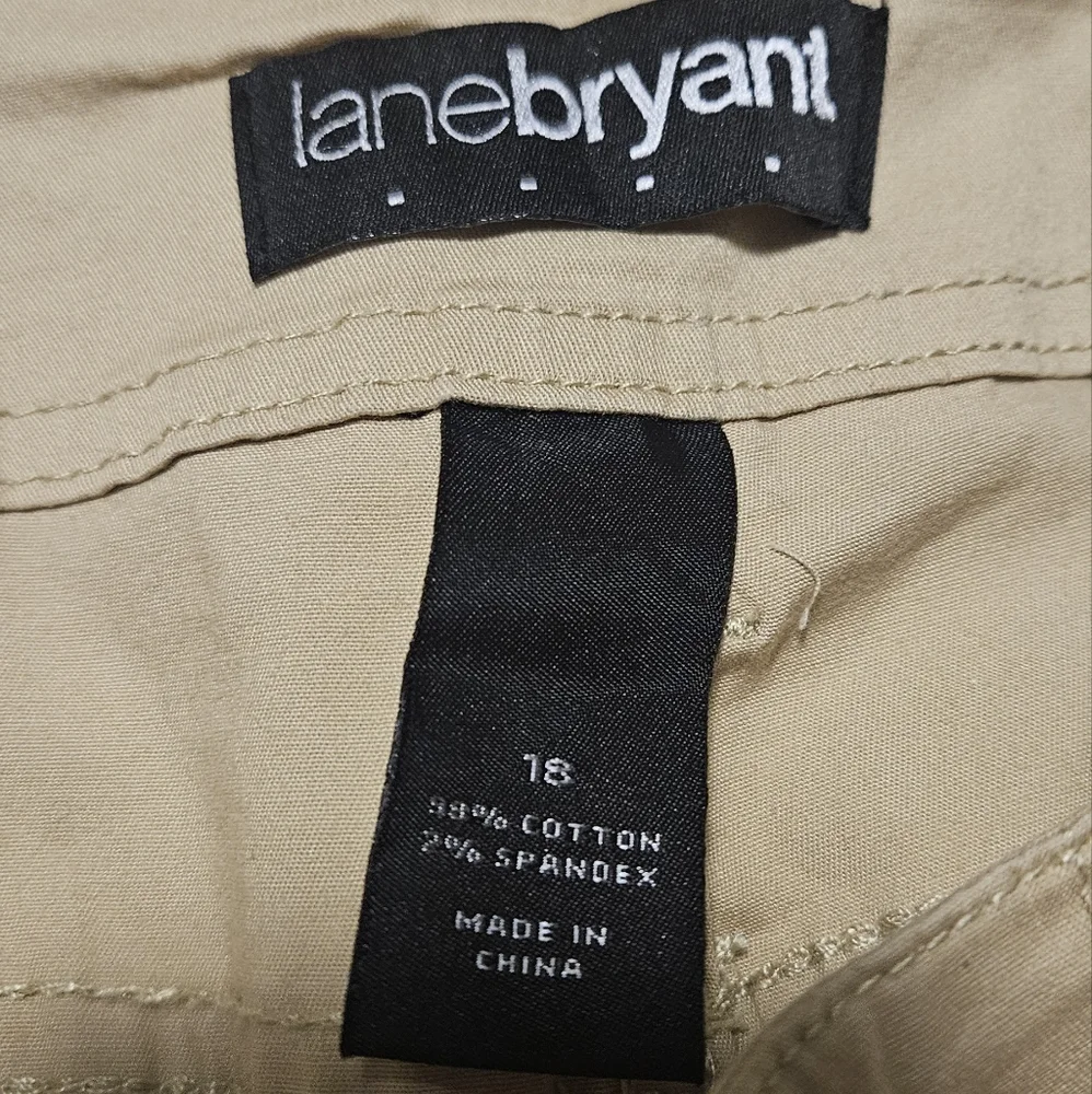Lane‎ Bryant Women's Tan Shorts: Size 18